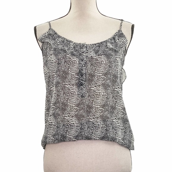 COTTON On Black & White Printed Camisole Blouse - Picture 2 of 12